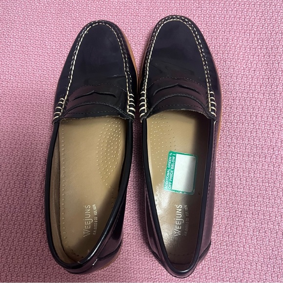 G.H Bass Weejuns Whitney Black Patent Leather size 10 Academia. Preppy Classic - Picture 6 of 8